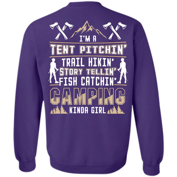 I'm A Tent Pitching T Shirt, I Love Camping Sweatshirt