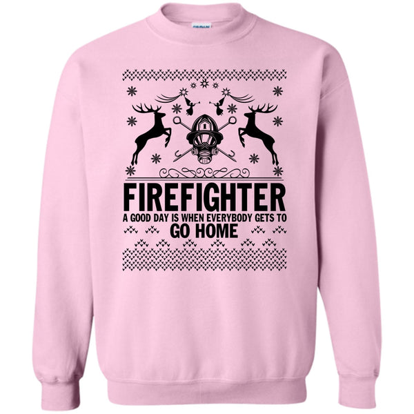 Merry Christmas Gift T Shirt, Firefighter Merry Christmas Sweatshirt