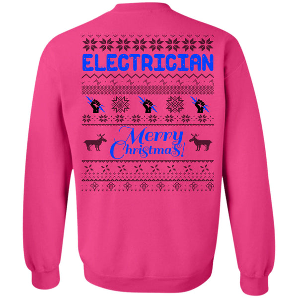 Winter Holiday T Shirt, Electrician Merry Christmas Sweatshirt
