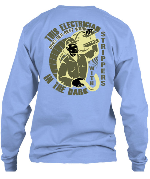 This Is Electrician T Shirt, In The Dark T Shirt