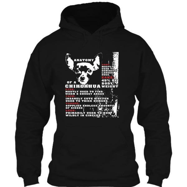 Anatomy Of A Chihuahua T Shirt, Coolest Dog Ever T Shirt
