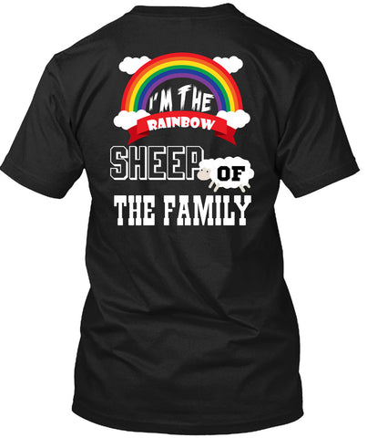 A black t-shirt with the shopify logo
