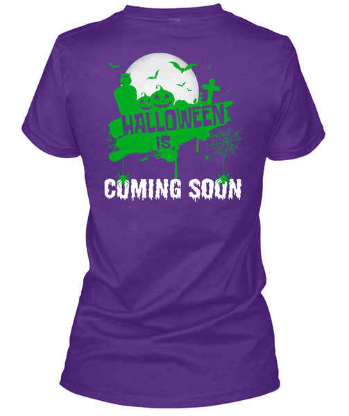 Halloween Is Coming Soon T Shirt, I Love You Pumpkin T Shirt