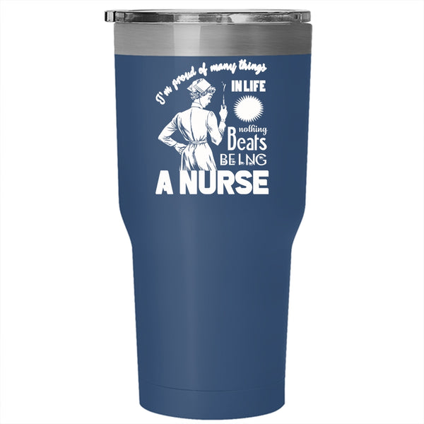Being A Nurse Tumbler 30 oz Stainless Steel, Cute Gift For Nurses Travel Mug