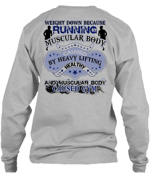 Running Muscular Body T Shirt, I Love Running T Shirt