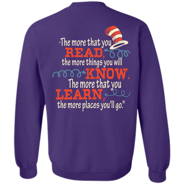 The Cat in the Hat T Shirt, You Will Know T Shirt, Read Across America Day 2018 Sweatshirt