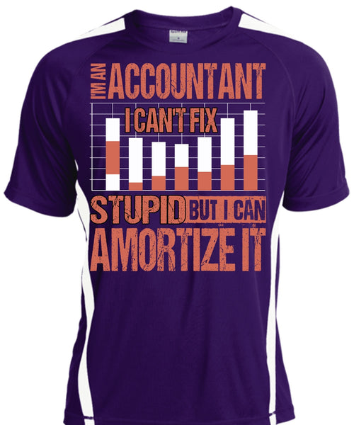 I'm An Accountant T Shirt, I Can't Fix Stupid T Shirt, Cool Shirt