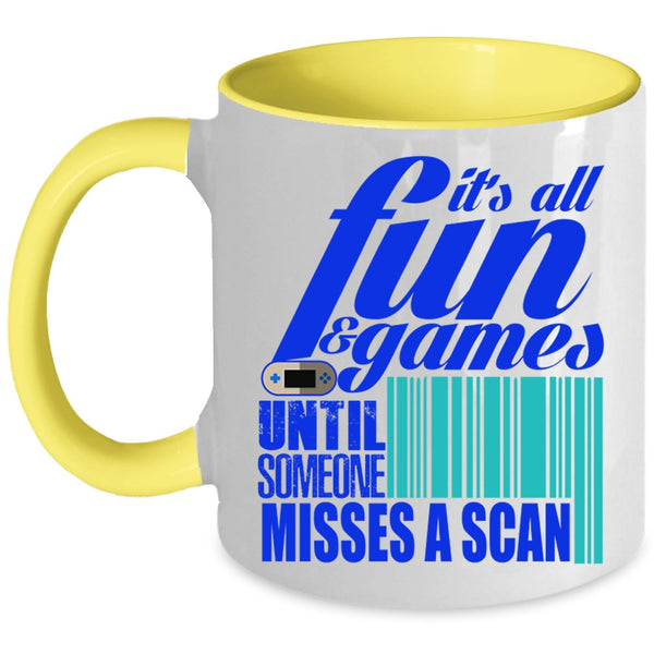 I Love Games Coffee Mug, It's All Fun And Games Accent Mug