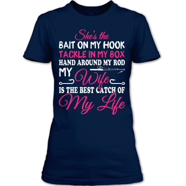 A black t-shirt with the shopify logo