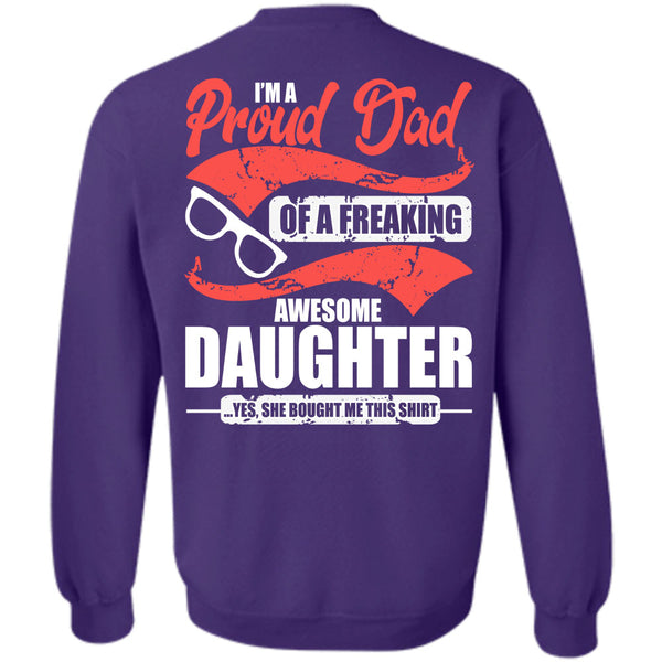 Awesome Daughter T Shirt, I Love Dad Sweatshirt