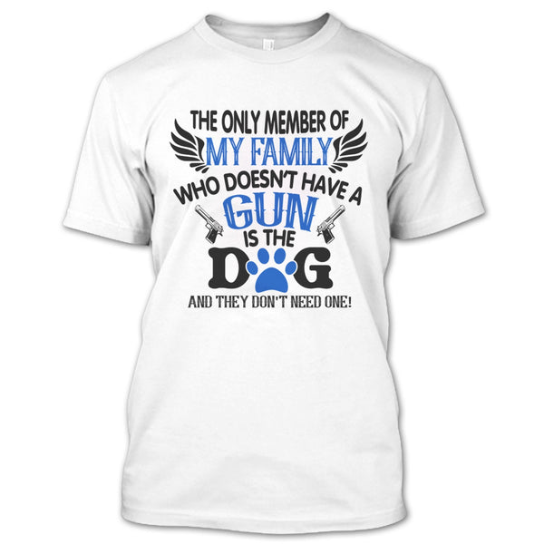 A black t-shirt with the shopify logo