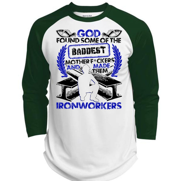 Made Them Ironworkers T Shirt, I Love Ironworker T Shirt, Awesome T-Shirts  (Polyester Game Baseball Jersey)