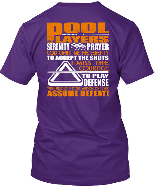 Pool Players T Shirt, I Miss The Courage T Shirt