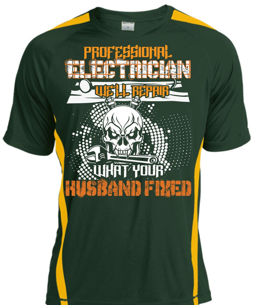 Professional Electrician T Shirt, Husband Fixed T Shirt, Cool Shirt