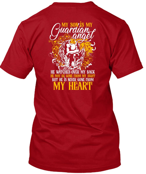 My Son Is My Guardian Angel T Shirt, My Heart T Shirt