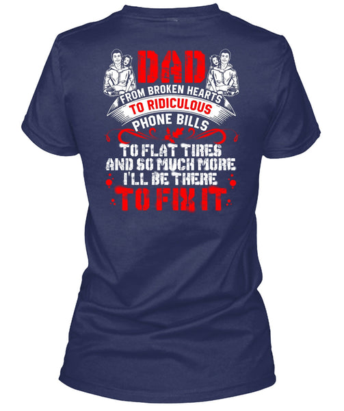 Dad From Broken Heart T Shirt, Being A Papa T Shirt