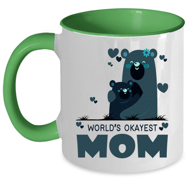 Cute Gift For Mom Coffee Mug, Best Mom Ever Accent Mug