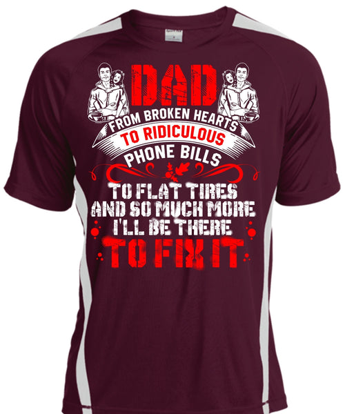 Dad From Broken Heart T Shirt, Being A Papa T Shirt, Cool Shirt