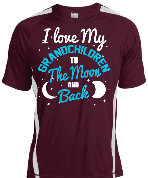 I Love My Grandchildren T Shirt, Moon And Back T Shirt, Cool Shirt
