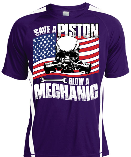 Save A Piston Blow A Mechanic T Shirt, I Love Mechanic T Shirt, Cool Shirt