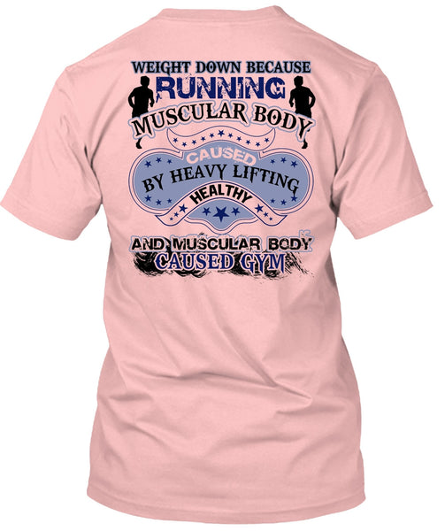 Running Muscular Body T Shirt, I Love Running T Shirt