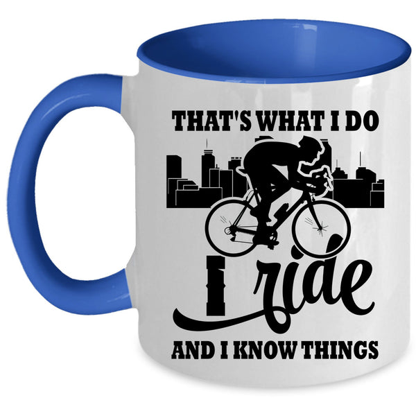 I Love Riding Coffee Mug, I Ride Accent Mug