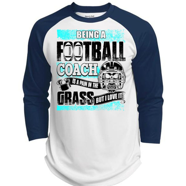 Being A Football Coach T Shirt, Being A Football Coach T Shirt, Awesome T-Shirts  (Polyester Game Baseball Jersey)