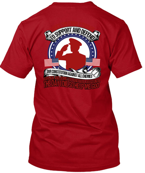 I Once Solemnly Swore T Shirt, Being A Veteran T Shirt