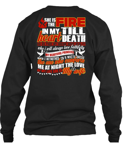 She Is The Fire T Shirt, She Is My Wife T Shirt