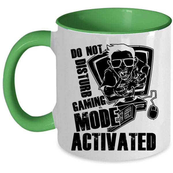 Funny Coffee Mug, Do Not Disturb Gaming Mode Activated Accent Mug