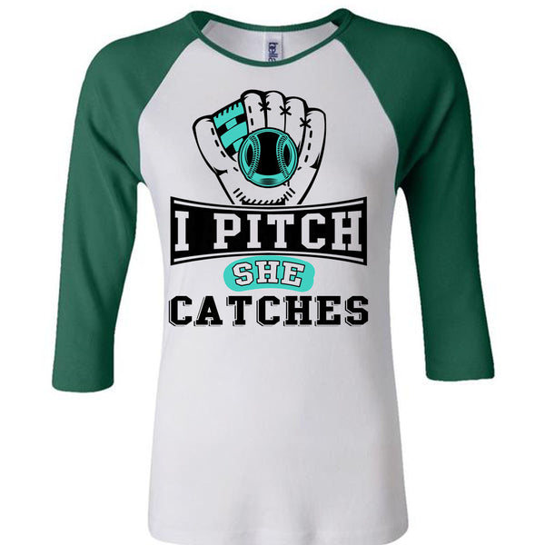 I Pitch She Catch T Shirt, Being A Baseball Player T Shirt, Awesome T-Shirts
