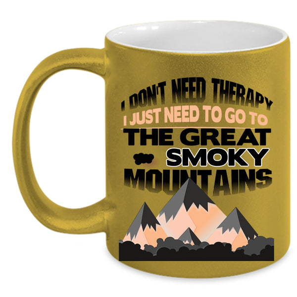 Outdoor Coffee Mug, Go To The Great Smoky Mountains Accent Mug