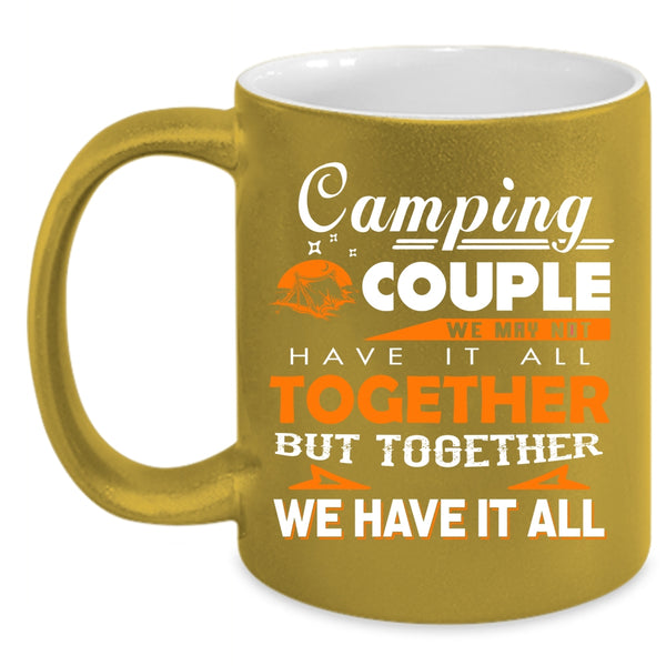 Camping Couple Coffee Mug, Cool Gift For Couple Coffee Cup