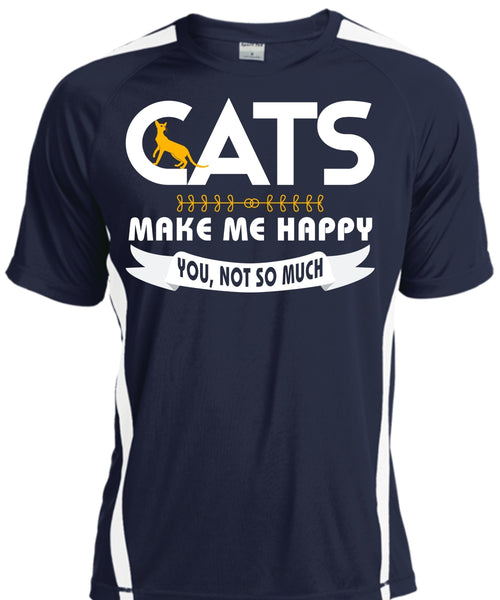 Cat Make Me Happy T Shirt, I Love Cat T Shirt, My Pets T Shirt