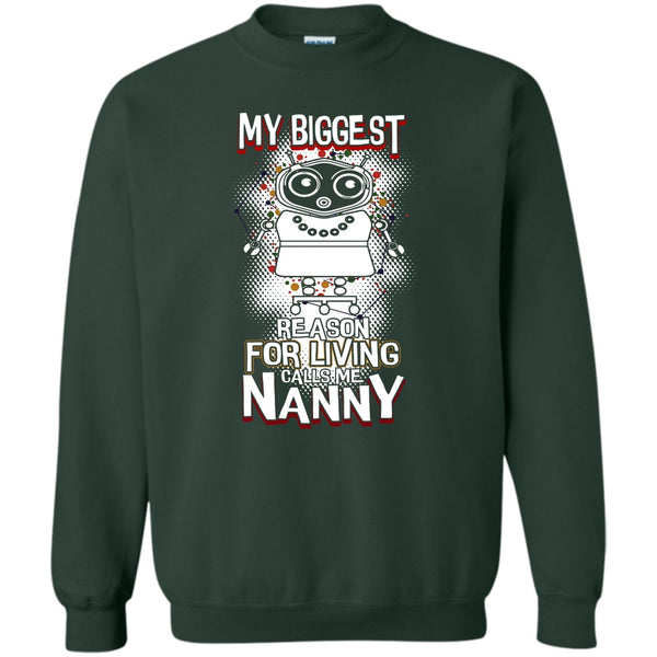 Calls Me Nanny T Shirt, Coolest Nanny Ever Sweatshirt