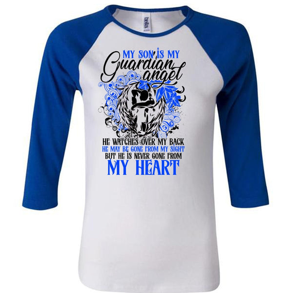 My Son Is My Guardian Angel T Shirt, I Love Son T Shirt, Awesome T-Shirts