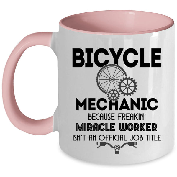 Not An Official Job Title Coffee Mug, Bicycle Mechanic Accent Mug