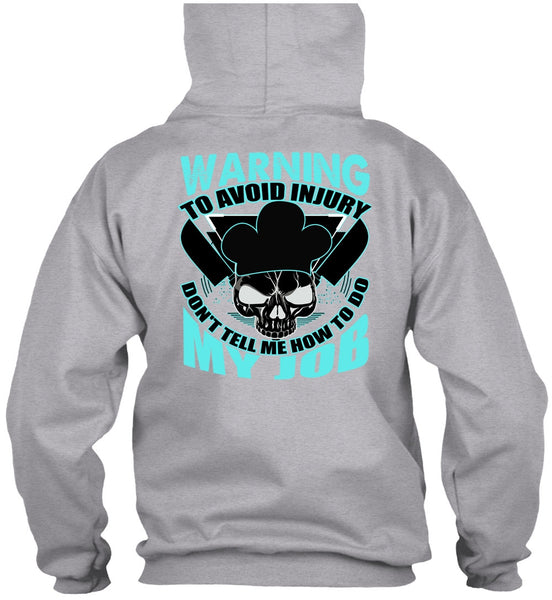 Warning To Avoid Injury T Shirt, I Love Cooking T Shirt