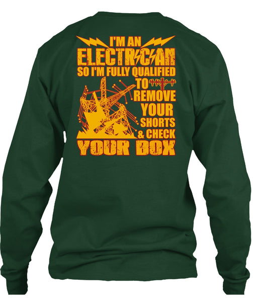 I'm An Electrician T Shirt, Check Your Box T Shirt