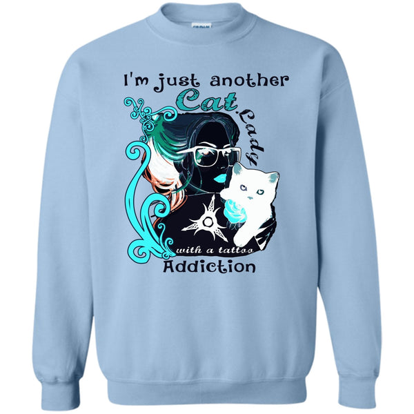 Coolest Cat Lady T Shirt, I'm Just Another Cat Lady Sweatshirt