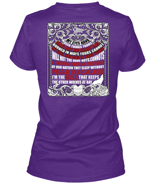 I'm The Wolf T Shirt, Being A Police T Shirt