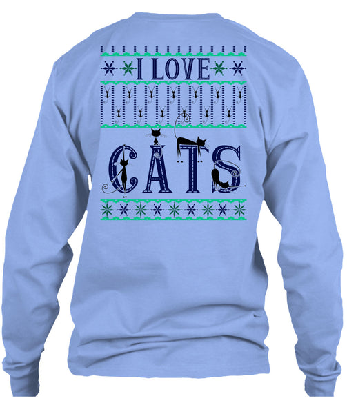 I Love Cats T Shirt, Happy New Year T Shirt