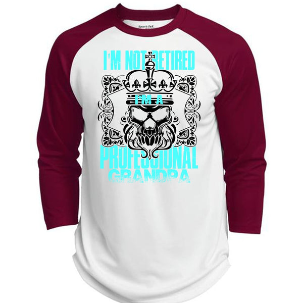 I'm A Professional Grandpa T Shirt, I Love Grandpa T Shirt, Awesome T-Shirts  (Polyester Game Baseball Jersey)