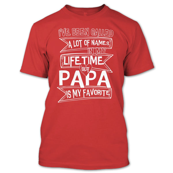 Papa Is My Favorite Peple T Shirt, Gift For Dad T Shirt