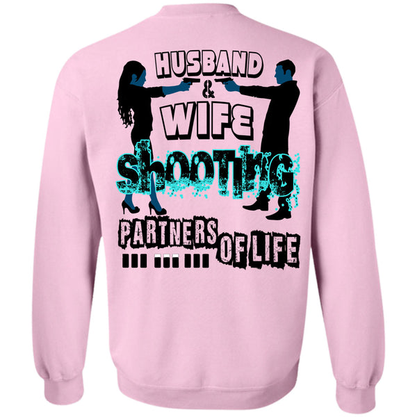 Being A Husband T Shirt, Husband And Wife Shooting Partners For Life Sweatshirt