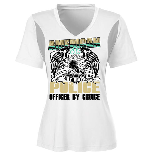 American Police Officer By Choice T Shirt, I Love Police T Shirt, Awesome T-Shirts