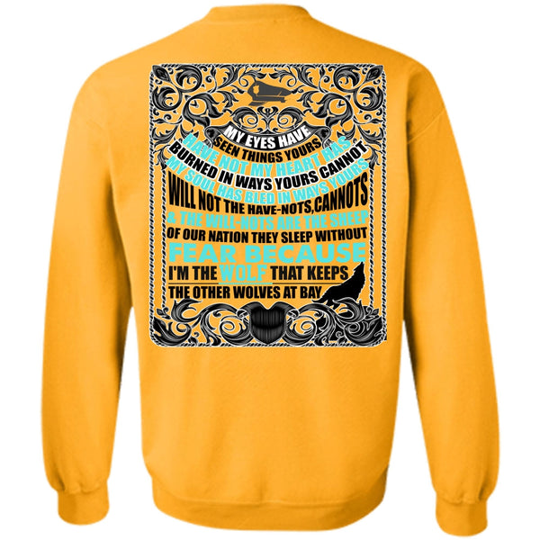 I Love Police T Shirt, I'm The Wolf Sweatshirt