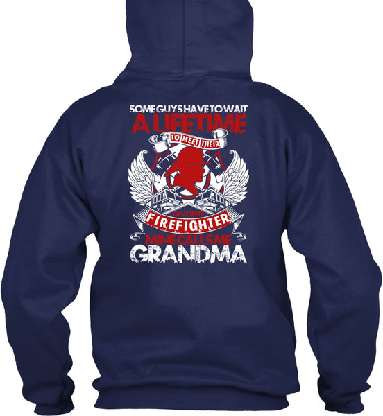 Meet Their Favorite Firefighter T Shirt, Calls Me Grandma T Shirt