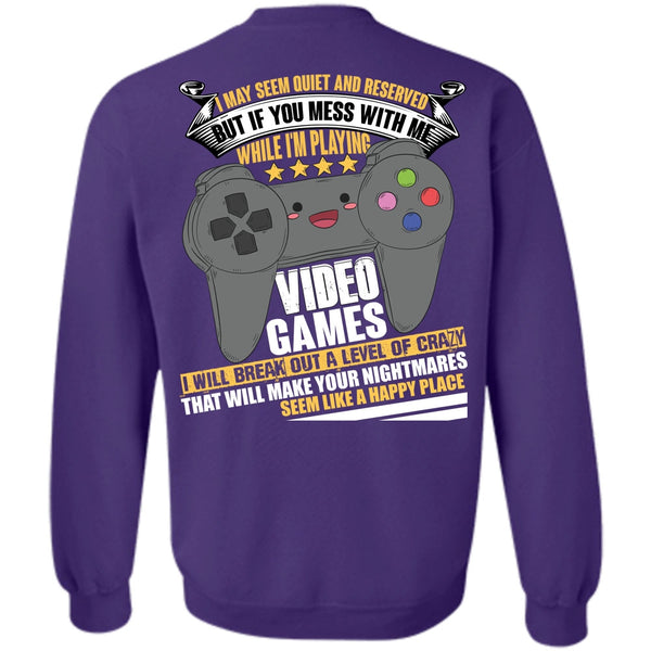 Like A Happy Place T Shirt, I Love Gaming Sweatshirt