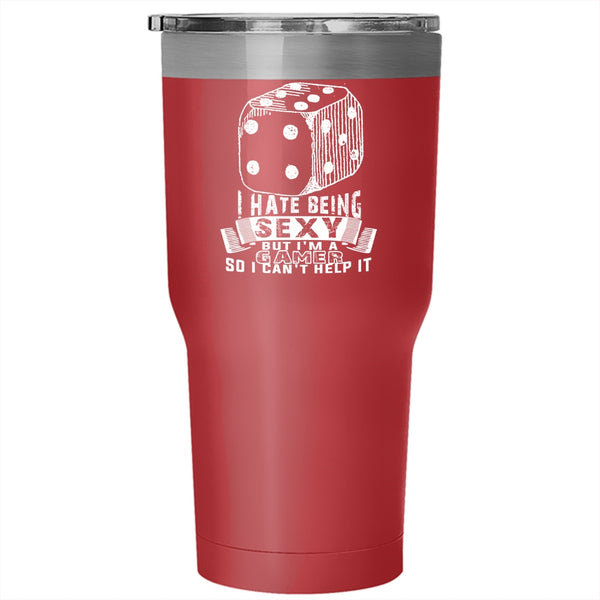 I'm A Gamer Tumbler 30 oz Stainless Steel, Funny Gift For Gamers Travel Mug